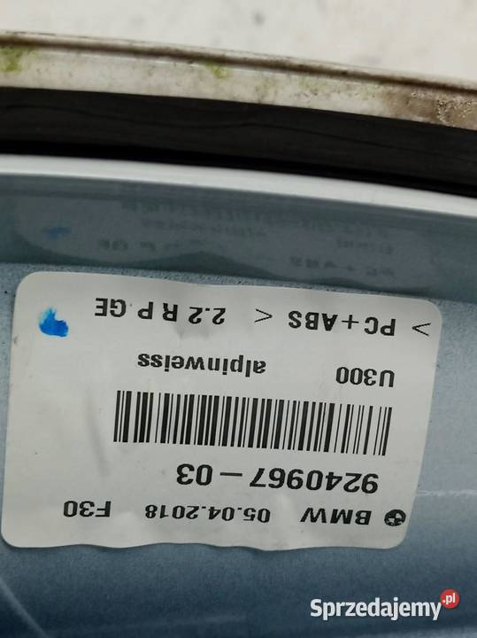 ANTENA KAROSERYJNA KOLOR 300 9240967 Bmw Seria 3