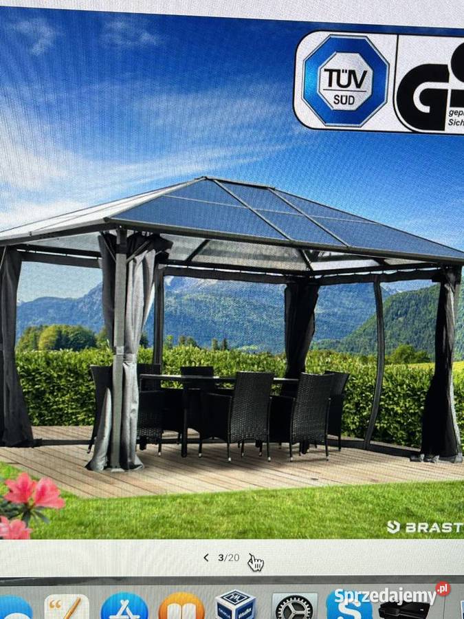 Nowy pawilon ogrodowy firmy Brast 3x4 m pomorskie Babilon