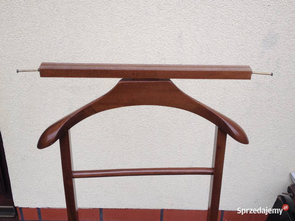 Kamerdyner drewniany stojak wieszak na ubrania 44cm Warszawa