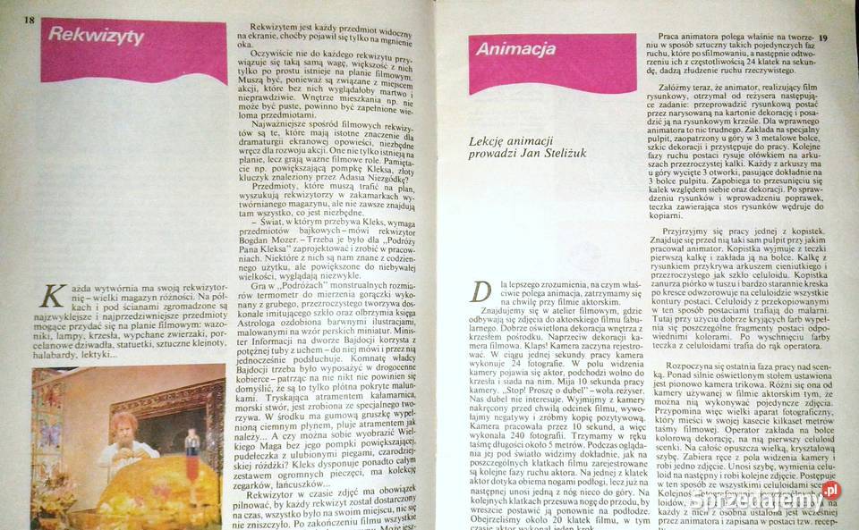 Pan Kleks na ekranie Przewodnik filmach Janina Rok wydania 1988 Chełm sprzedam
