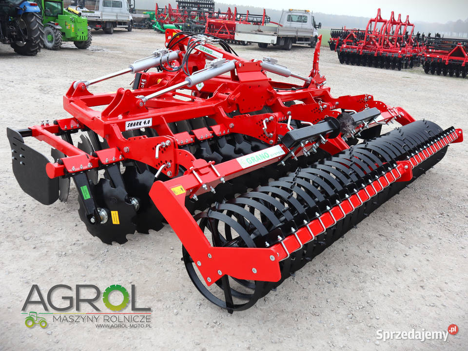 Brona talerzowa hydrauliczna 4m SHARK SHS Mława