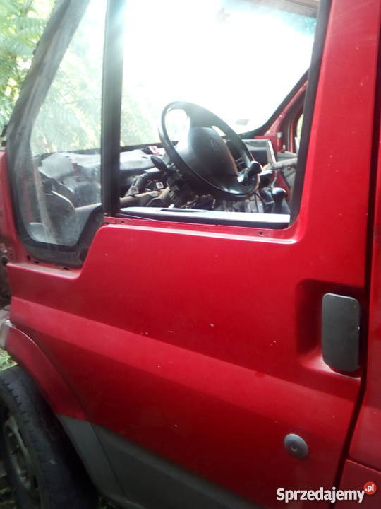 DRZWI PRAWE PRZÓD CZERWONE 2003 FORD TRANSIT Karoseria Bielsk Podlaski