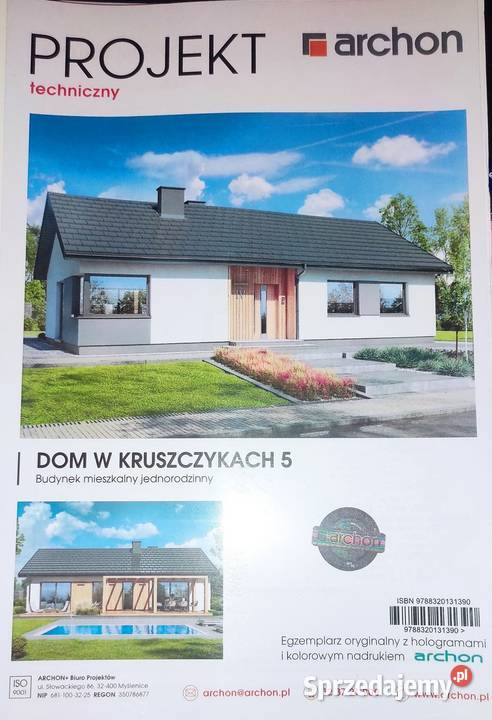 ARCHON Niewykorzystany projekt domu Dom w mazowieckie Mszczonów sprzedam