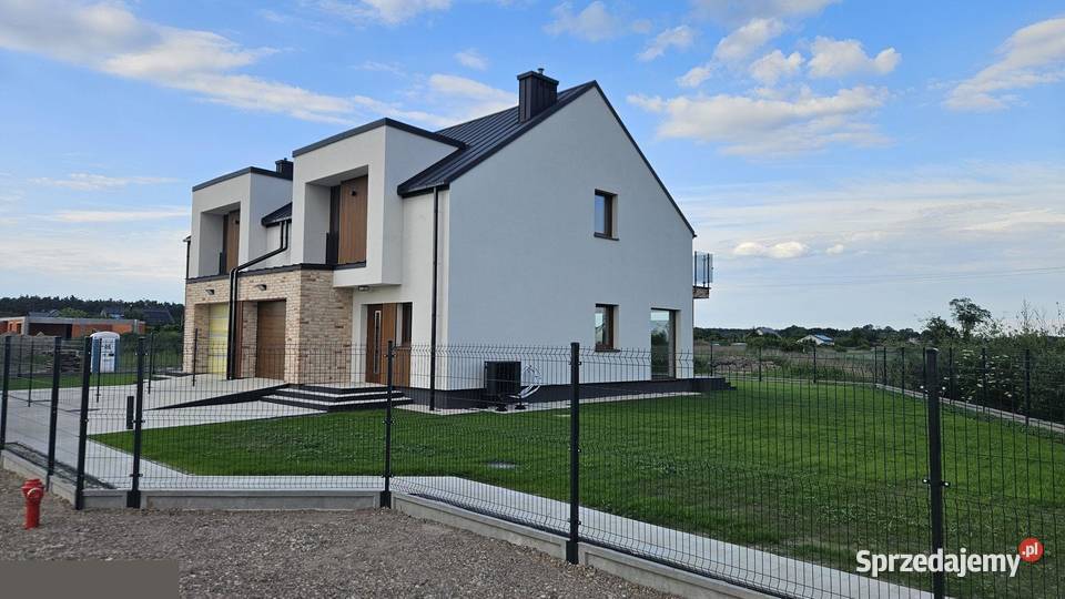 165 m2 duży ogród gotowy bliźniak Kampinos Zaborówek