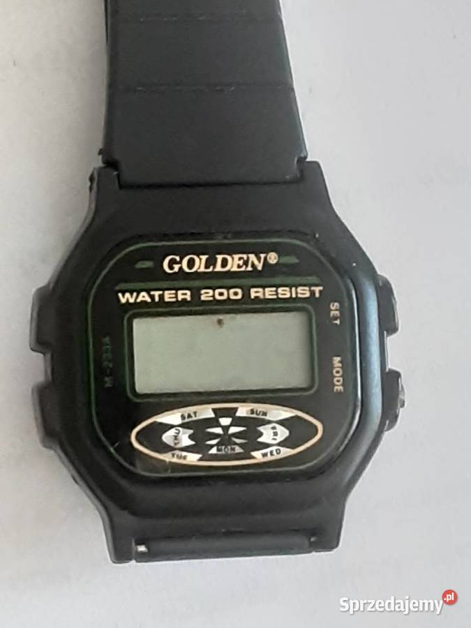 ZEGAREK KWARCOWY LCD 540 GOLDEN Zegarki