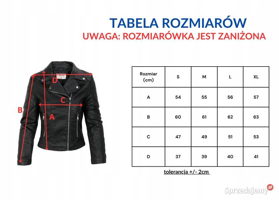 J STYLE kurtka damska ramoneska bez kaptura Wieluń