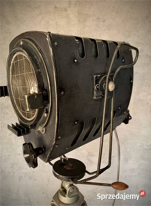 Lampa loft teatralna zabytek lata 70 prl Poznań