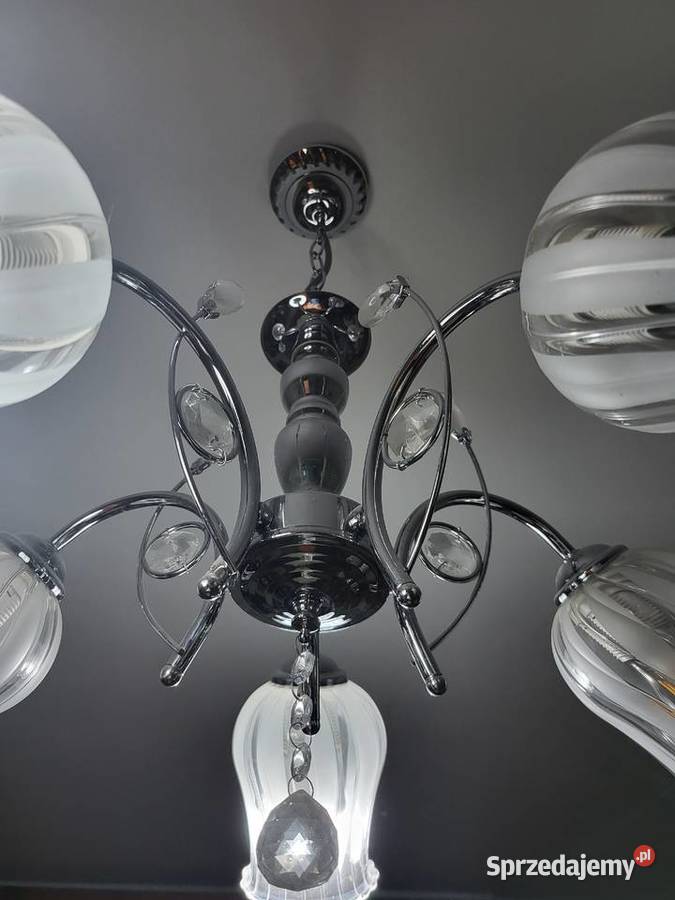 lampa wisząca z 5 żarowkami Lampy wiszące sprzedam