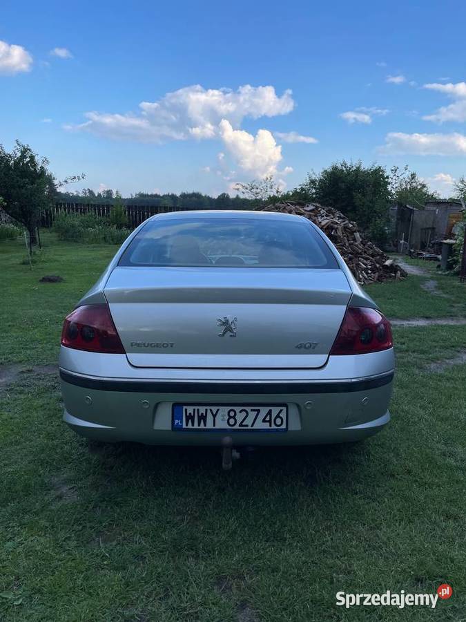 Peugeot 407 Peugeot 407 20 BenzynaLPG 2007 4/5 mazowieckie Budykierz
