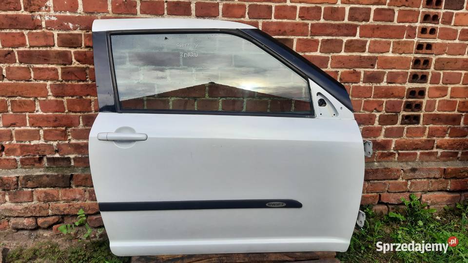 drzwi prawe Suzuki Swift IV białe wersja 3drzwi dolnośląskie Dębno