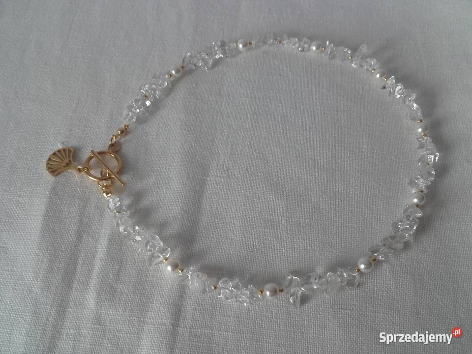 Naszyjnik choker kryształ górski Warszawa