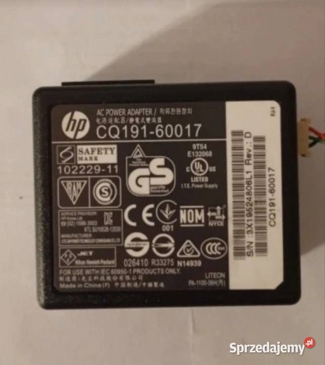 Zasilacz do drukarki HP Ink Deskjet Advantage Nysa