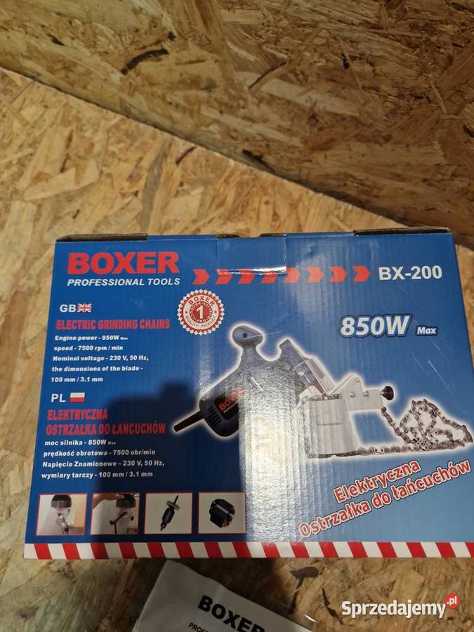 Ostrzałka elektryczna do łańcucha 1050W Boxer Głogowa sprzedam