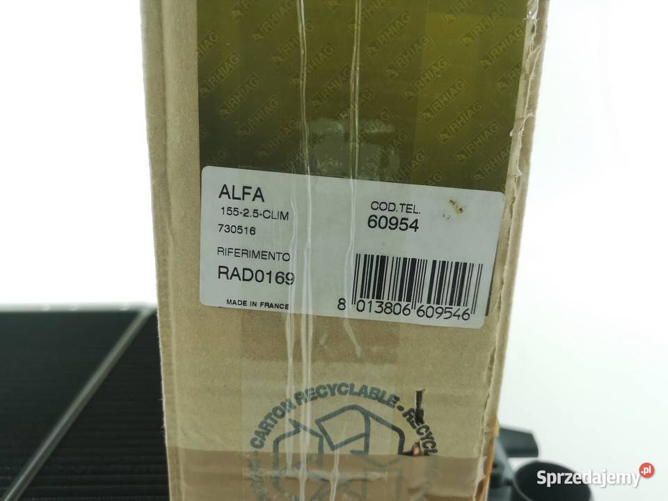 CHŁODNICA KLIMA ALFA ROMEO 155 25 19921997 NRF