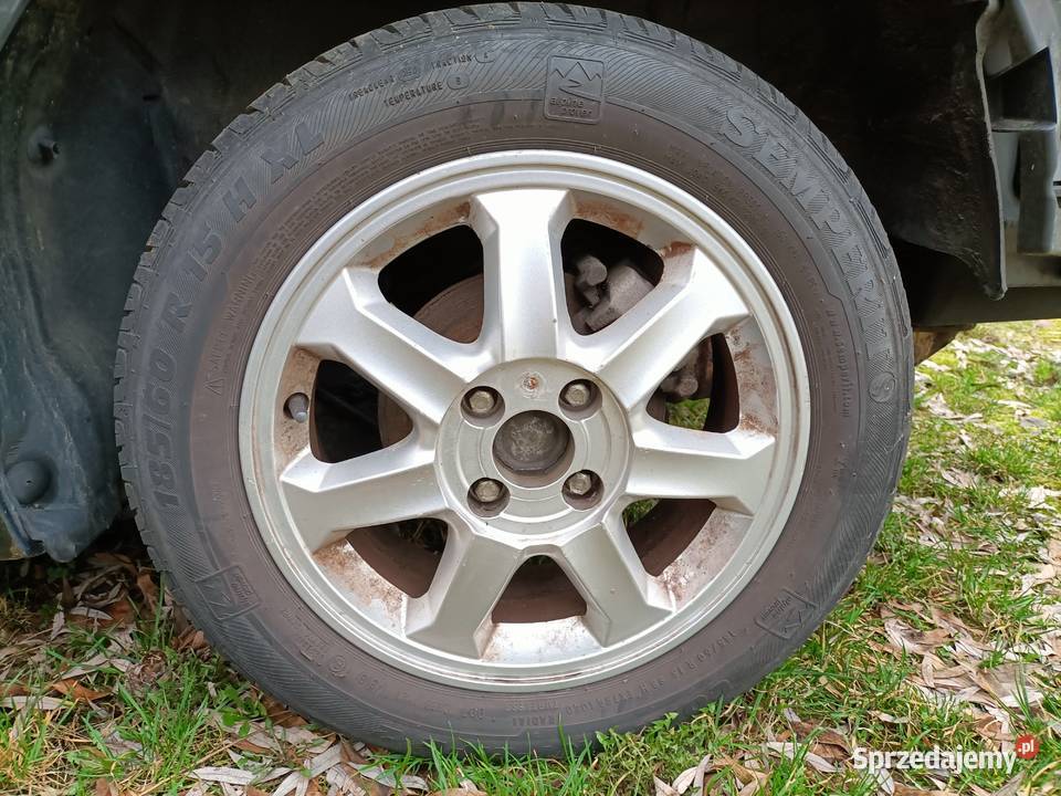 Alufelgi z oponami 15 renault Megane Lipka sprzedam
