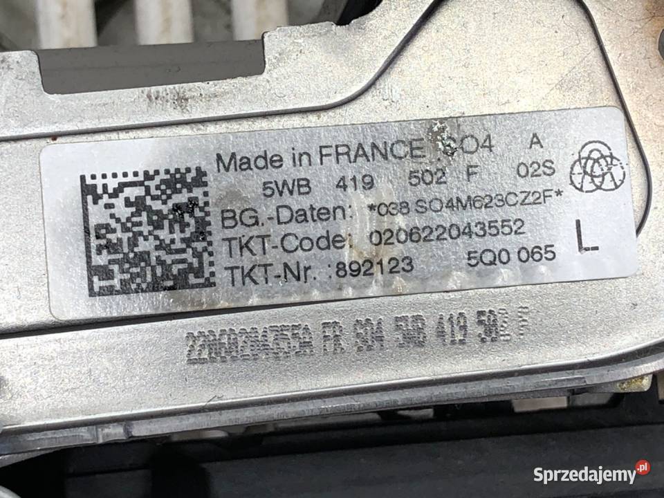 KOLUMNA KIEROWNICZA VW GOLF VIII 5WB419502F sprzedam