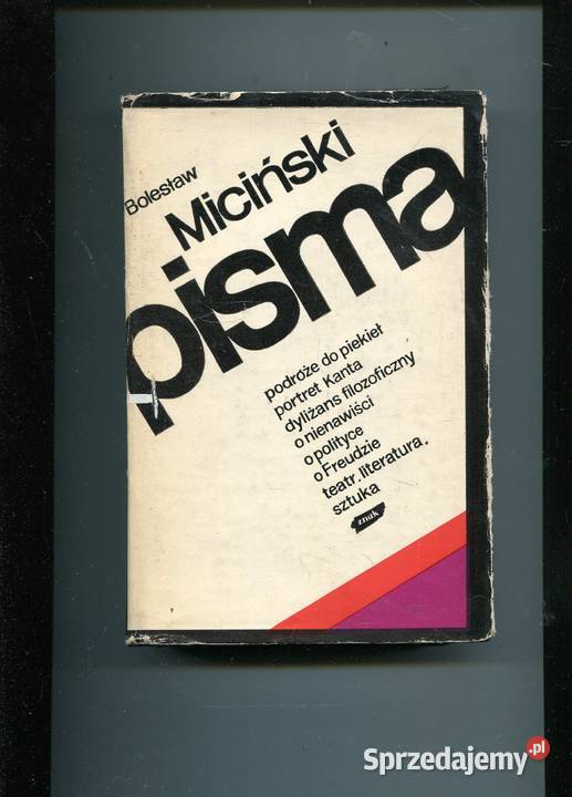 Pisma Bolesław Miciński