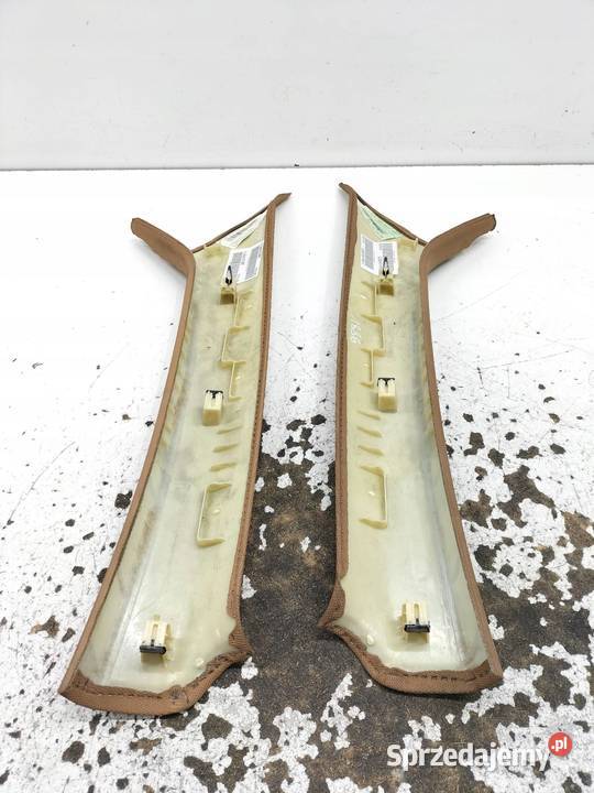 OSŁONA SŁUPKA A LEWA PRAWA BRĄZ KOMPLET AMARETTO