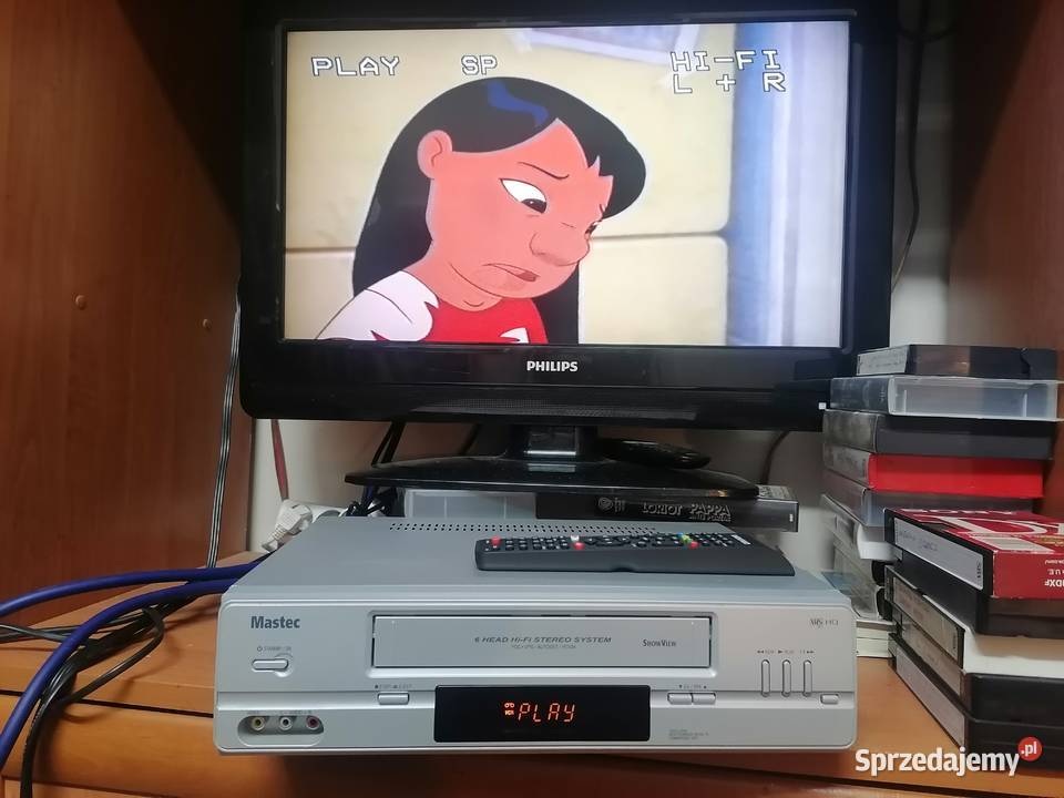 Magnetowid VHS Mastec HTV34 HIFI stereo pilot sprzedam