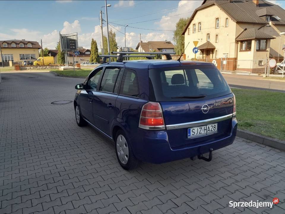 Opel Zafira 7 osób 18 LPG montowane w 2023 STAG niebieski Rydułtowy