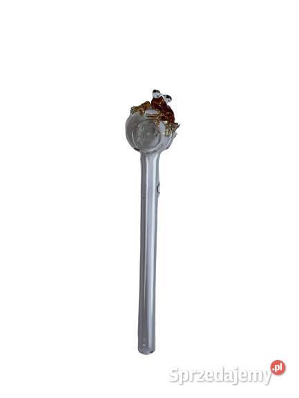 Lufka Szklana z Motywem Żaby 145 Oryginalne śląskie