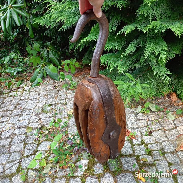 Marynistyka żeglarstwo duży blok linowy bloczek Warszawa