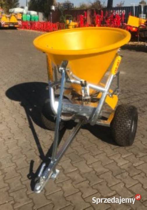 Rozsiewacz nawozów jednotarczowy przyczepiany GP nieuszkodzony Proszówka