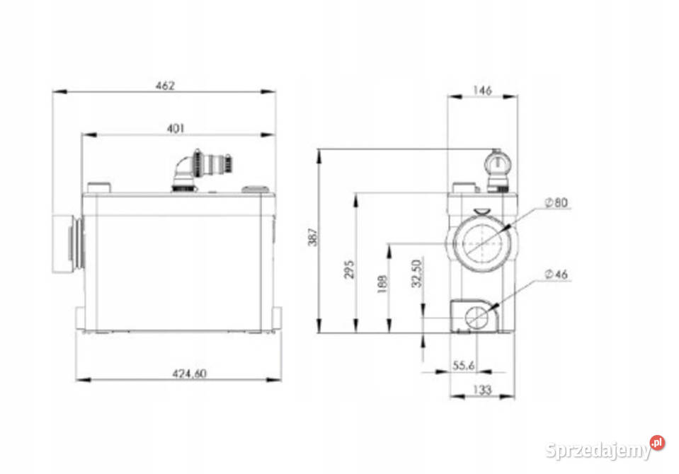 SFA ROZDRABNIACZ DO ZABUDOWY POD STELAŻ Rozdrabniacze podkarpackie Rzeszów