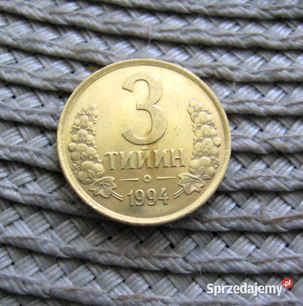 Uzbekistan 3 Tiyany 1994r Ładna Kalisz