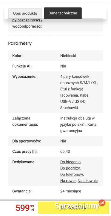 Słuchawki OnePlus Buds Pro 3 Sapphire blue Łódź