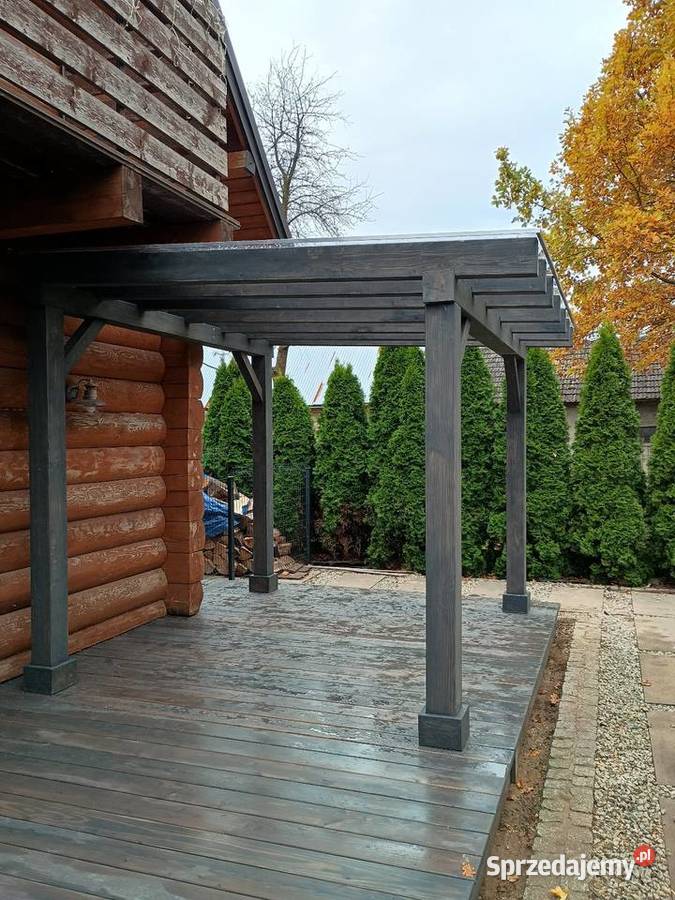 Taras drewniany zadaszenie tarasu altana pergola Sandomierz