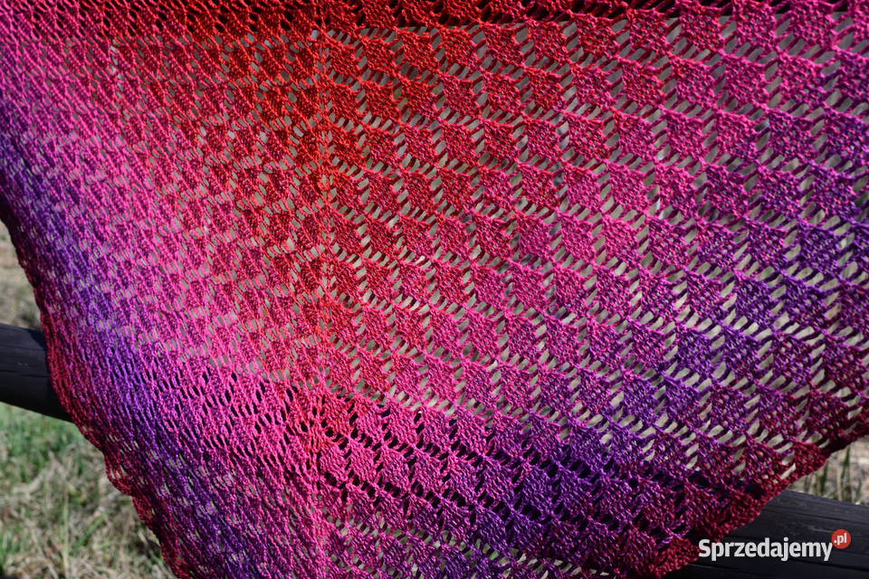 Chusta zrobiona na szydełku Koszalin sprzedam