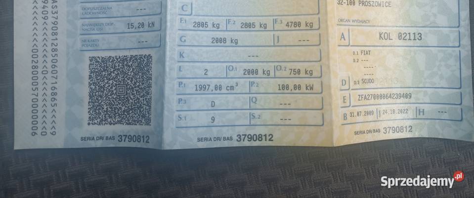Fiat Scudo Panorama 20 4/5 Samochody osobowe Glewiec
