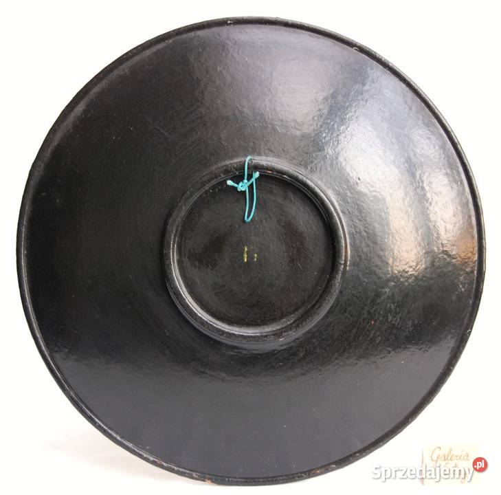 Drewniany malowany talerz do powieszenia lubelskie Lublin