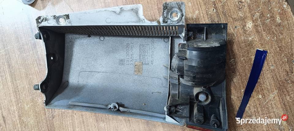 Dolna część lampy osłona Meriva A lift srebrna Łuków sprzedam