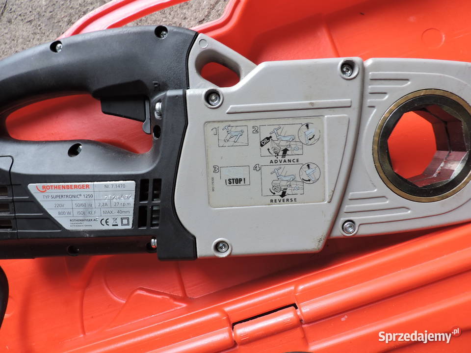 Gwintownica elektryczna Rothenberger Gdańsk