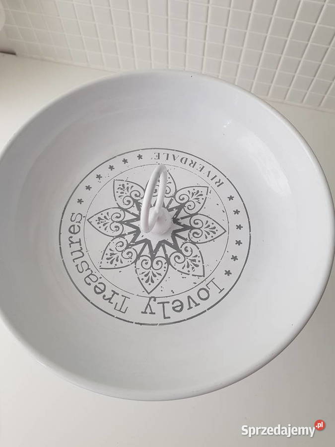 Metalowa patera RIVERDALE Lovely Treasures Biała Siemianowice Śląskie