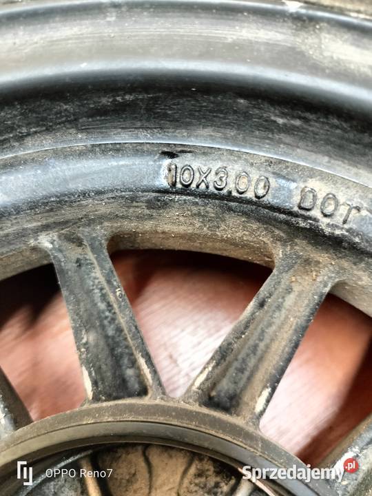 Tylne koło 10 18 frezów skuter 2T keeway Łubno sprzedam