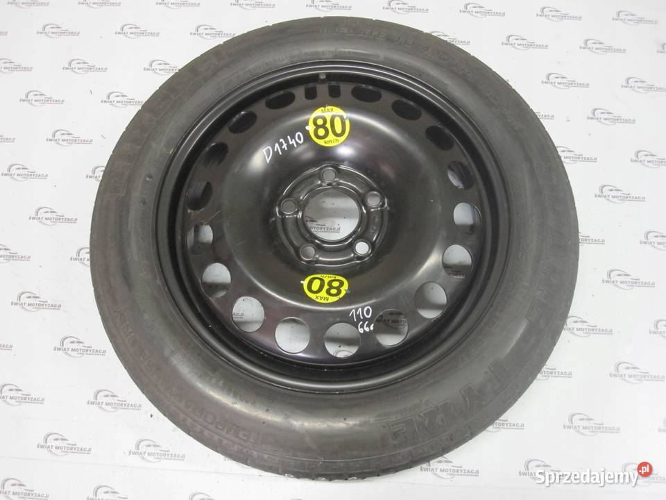 OPEL VECTRA C koło dojazdowe 1258516 99M 5x110