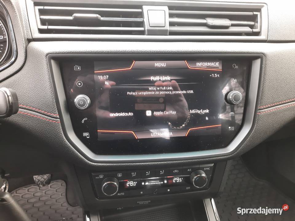 Seat Arona 10TSI GPF FR Salon Polska bluetooth Jaśkowice