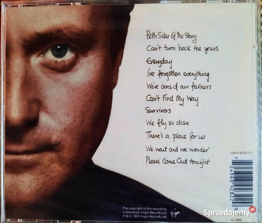 Sprzedam Album CD Phil Collins Both Sides CD sprzedam