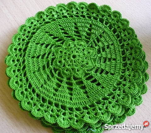 Szydełkowe serwetki Drzewica sprzedam