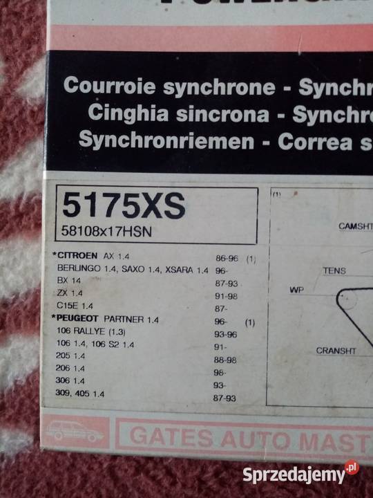 PASEK 5175XS osobowe Malanów