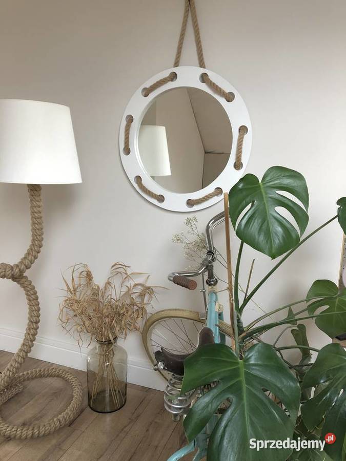 Designerska lampa podłogowa ze sznura LOFT inny kolor Brzuśnik