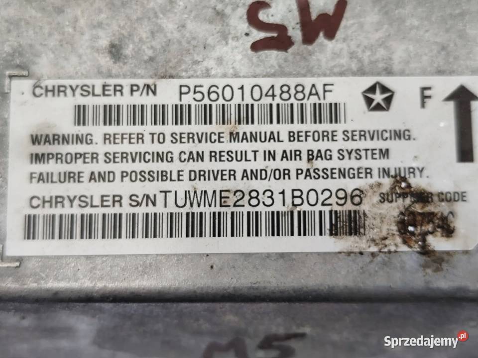 SENSOR MODUŁ PODUSZEK JEEP GRAND CHEROKEE Przemęt