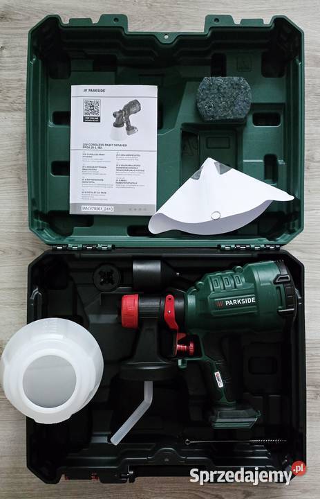 Parkside Pistolet do malowania akumulatorowy 20V Pruszków