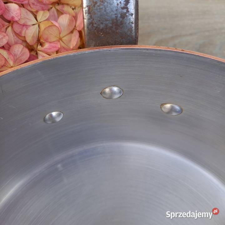 Miedziany garnek rondel poj 3 l ciężki grube dno Warszawa