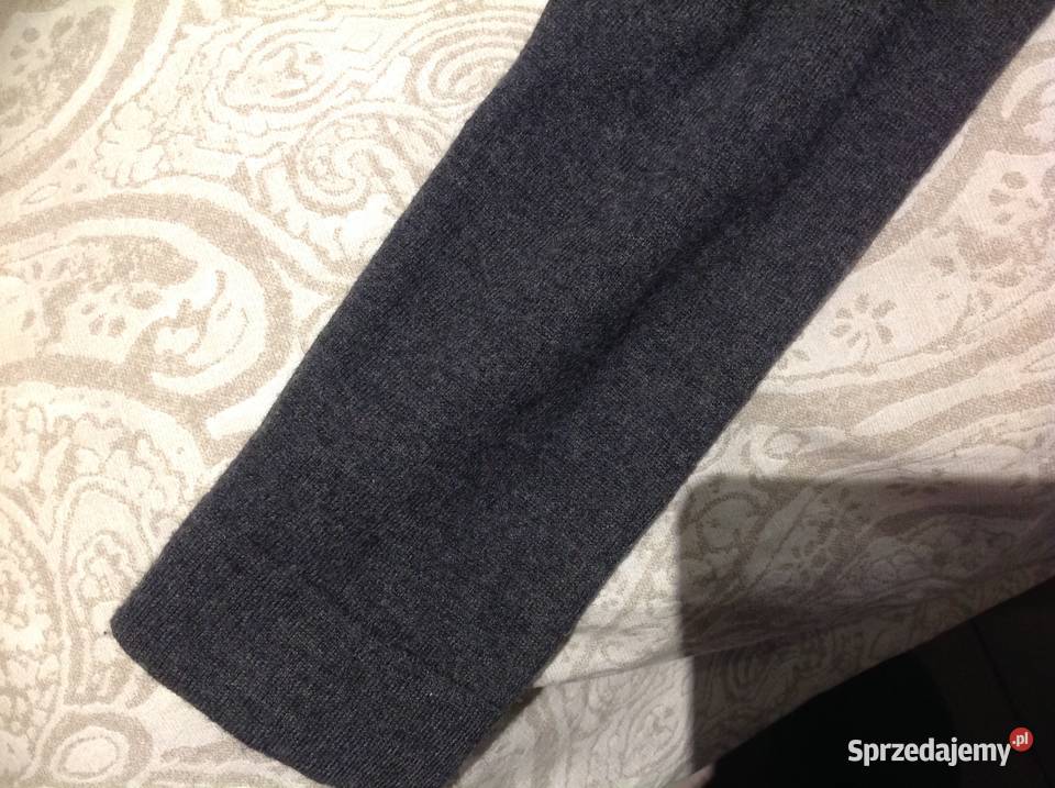 Sweter Golf Wełniany Męski DRYKORN M Szary j