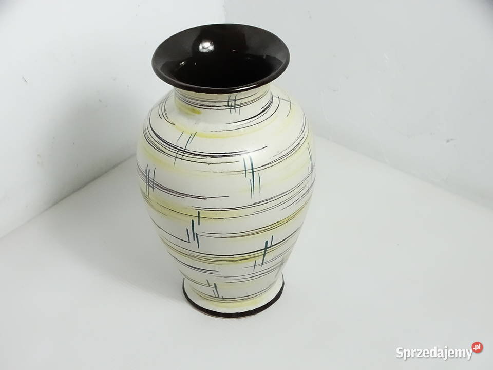 Piękny Wazon Vintage MidCentury Modern GERMANY Wazony Biłgoraj