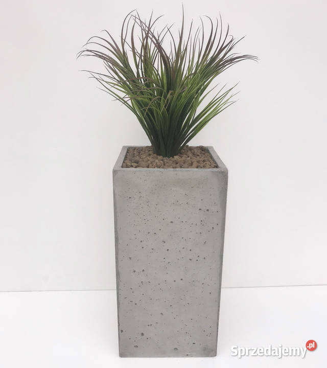 Donica betonowa 30x30x75 donice betonowe Rawicz